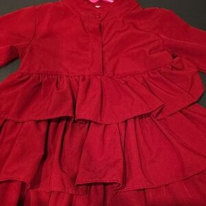 Elegant Red Kids Casual Dress